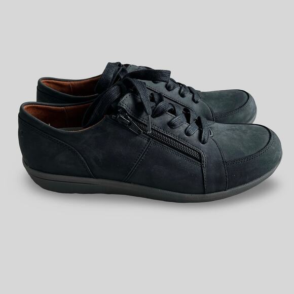 Vionic Abigail Black Nubuck Sneakers - Picture 2 of 9